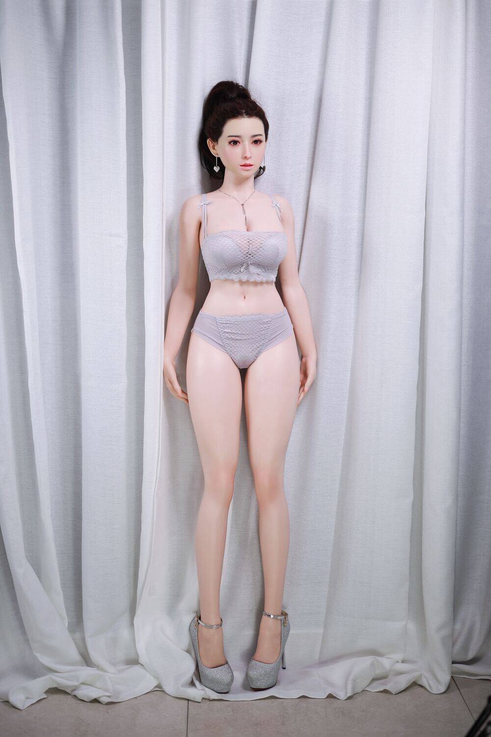 Kaylah - 163cm(5ft4) Medium Breast Full Silicone Head White Skin JY Doll image13