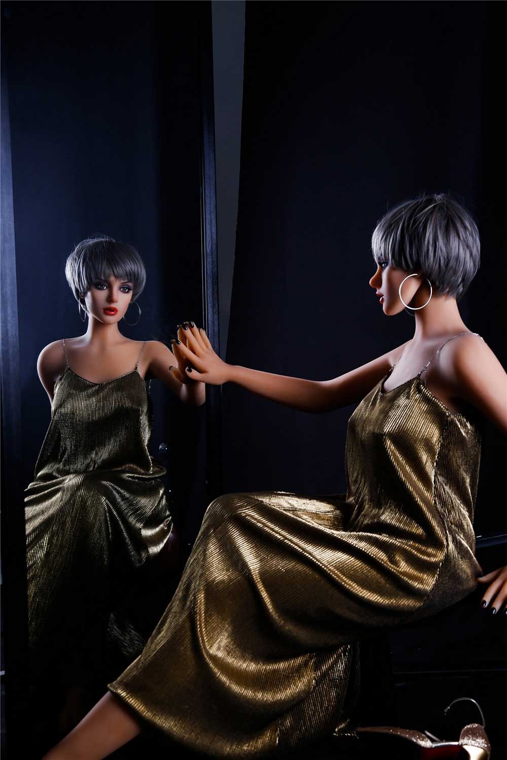 170cm(5ft7) F-Cup TPE Head Makeup Erika Chest Qita Doll image5