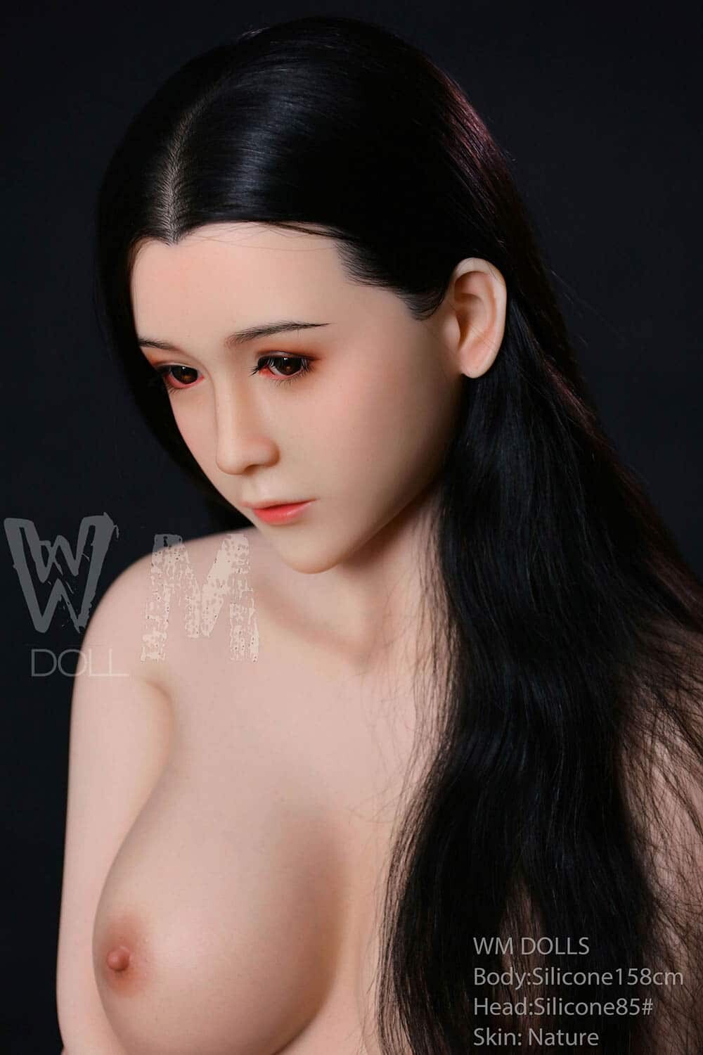 Cidney - Pretty Medium Breast Full Silicone Doll Head WM Doll image15