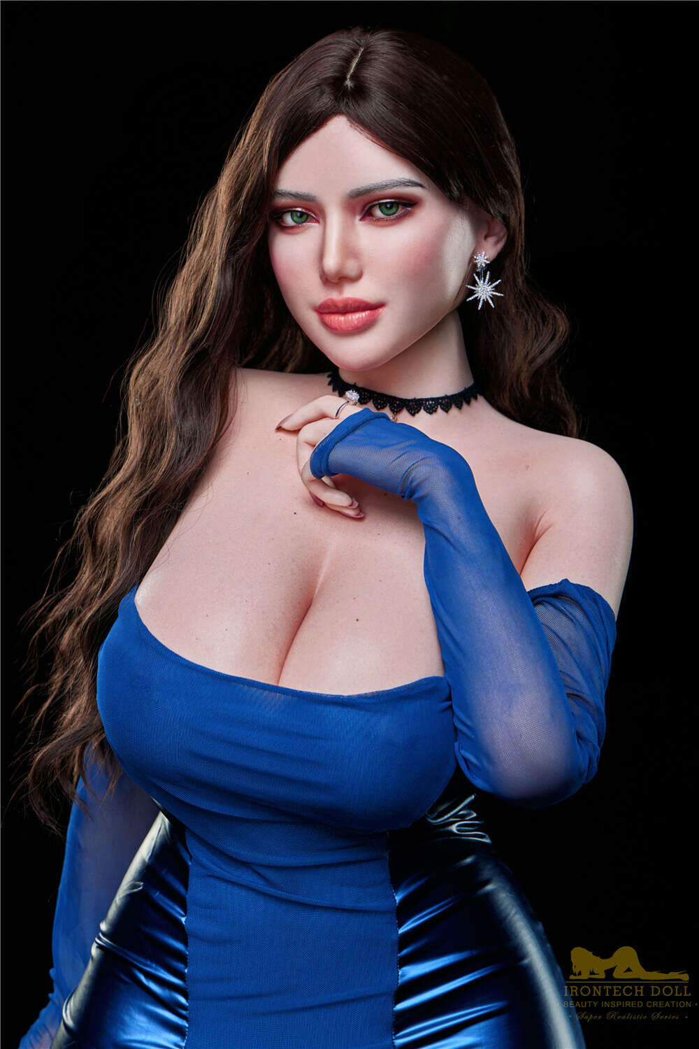 162cm(5ft4) I-Cup Silicone Head Makeup Glory Chest Irontech Doll image9