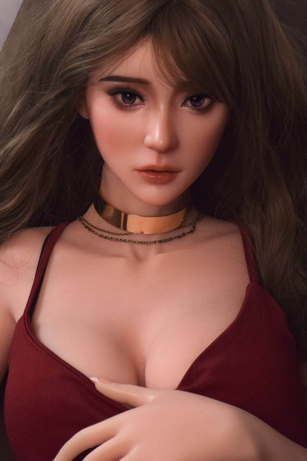 Crimson 165cm(5ft5) Optional Silicone Head All Silicone Sexy Silicone Sex Doll image6