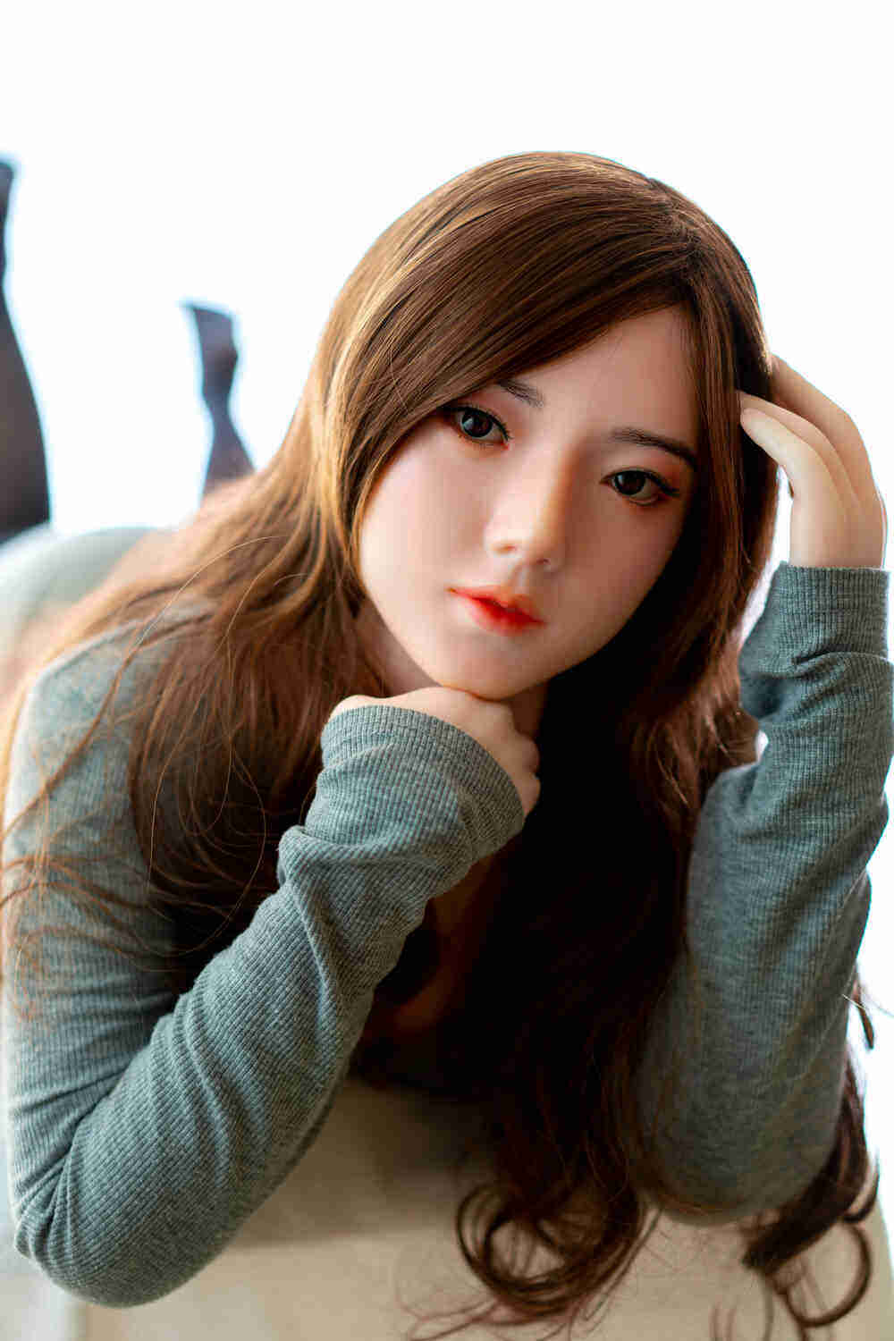 Mckenna 158cm(5ft2) G-Cup Siliko Head Nature Skin Silicone Sex Doll image9