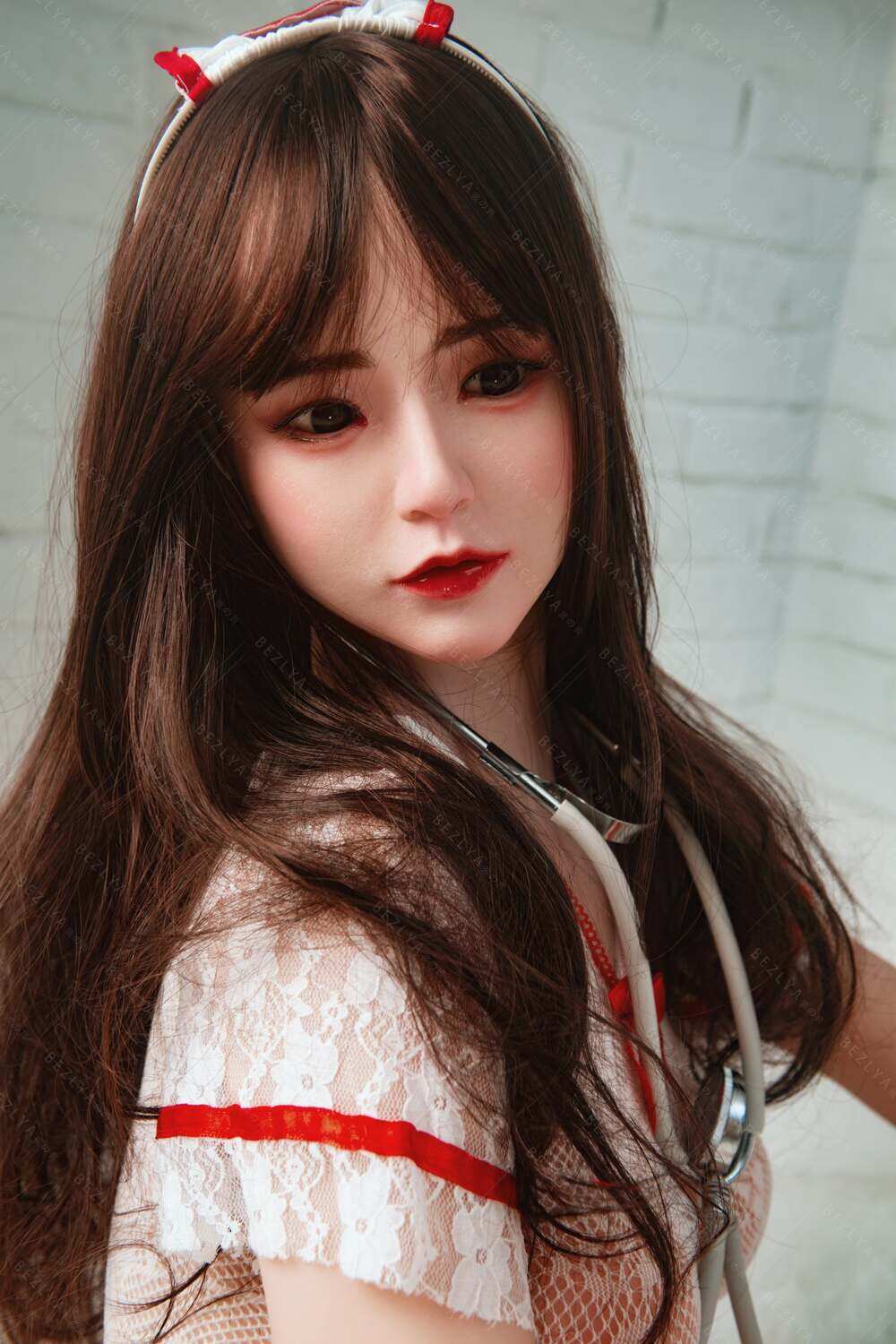 Hedy - 163cm(5ft4) Medium Breast Full Silicone Head & TPE Body Fairy Head Bezlya Doll image8