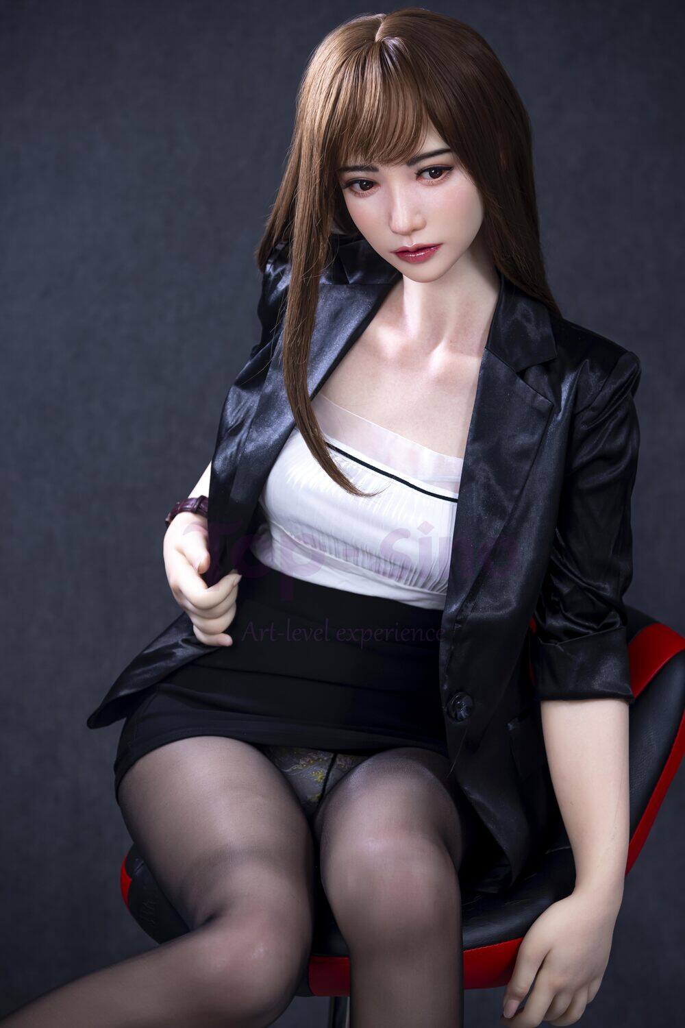 158cm(5ft2) E-Cup Emrie Silicone White Skin Sino Doll image1