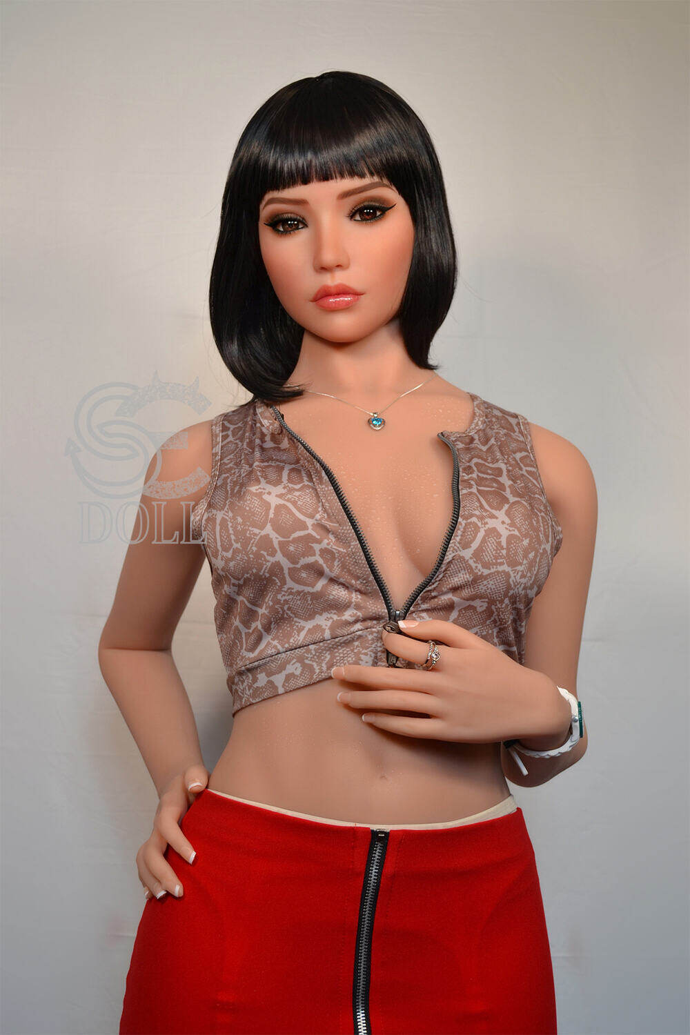 Asheleigh 163cm(5ft4) E-Cup SE Head Nature Skin TPE Sex Doll image10