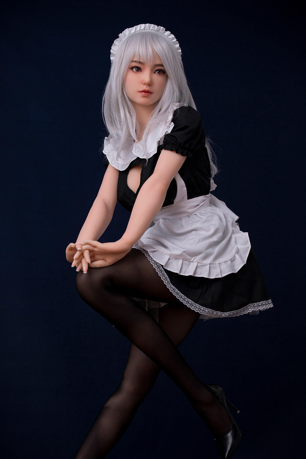 Kate - 162cm(5ft4) Big Chest Full Silicone Head Sino Doll image7