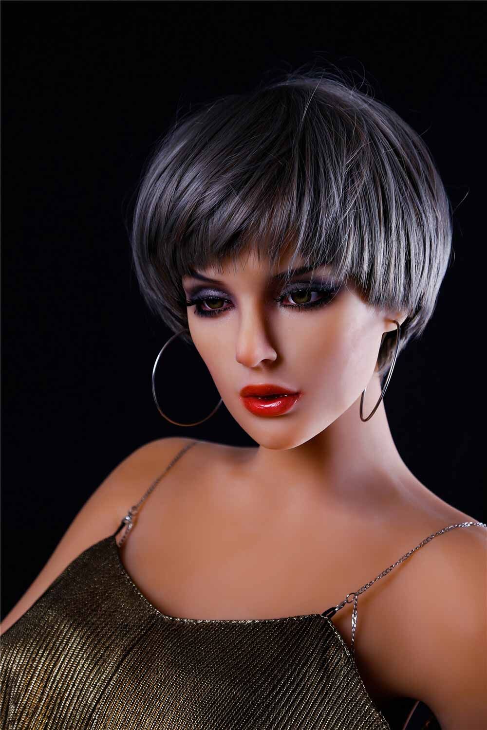 170cm(5ft7) F-Cup TPE Head Makeup Erika Chest Qita Doll image2