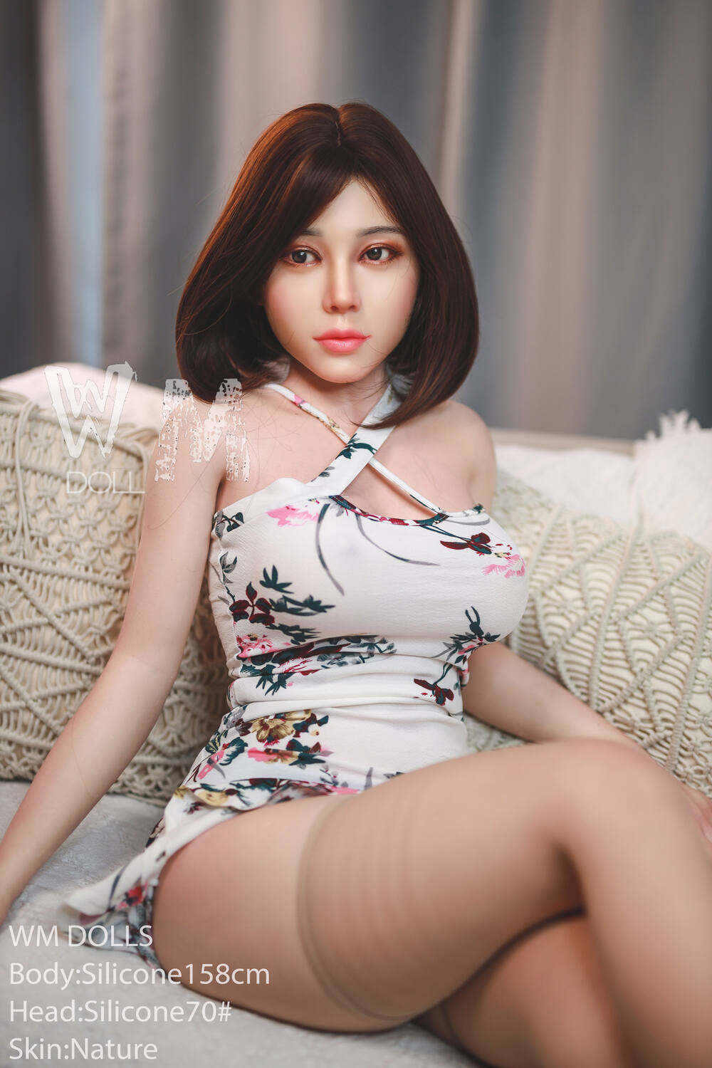 Bennett 158cm(5ft2) D-Cup WM Asian Style Gentle Considerate Silicone Sex Doll image5