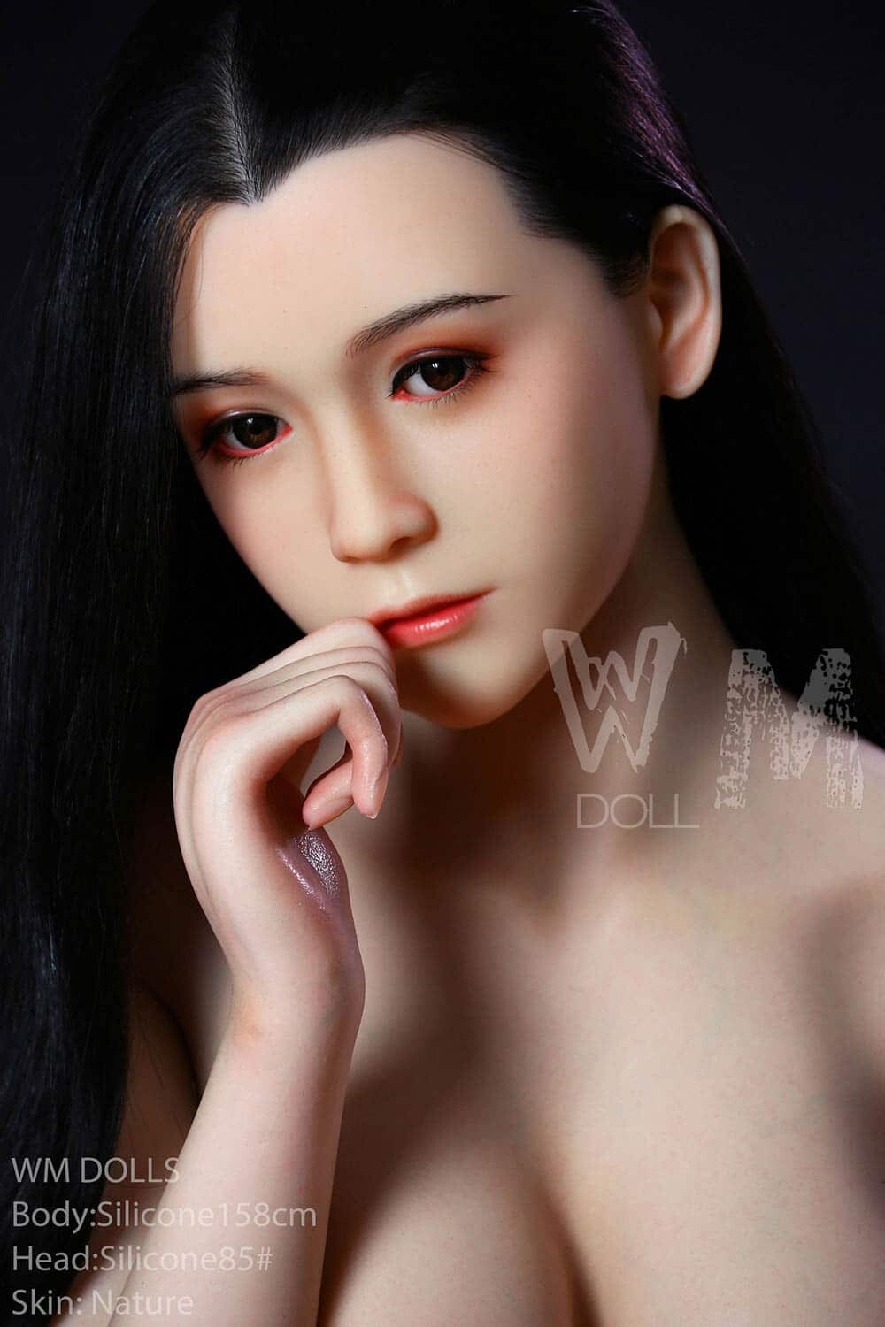 Cidney - Pretty Medium Breast Full Silicone Doll Head WM Doll image18
