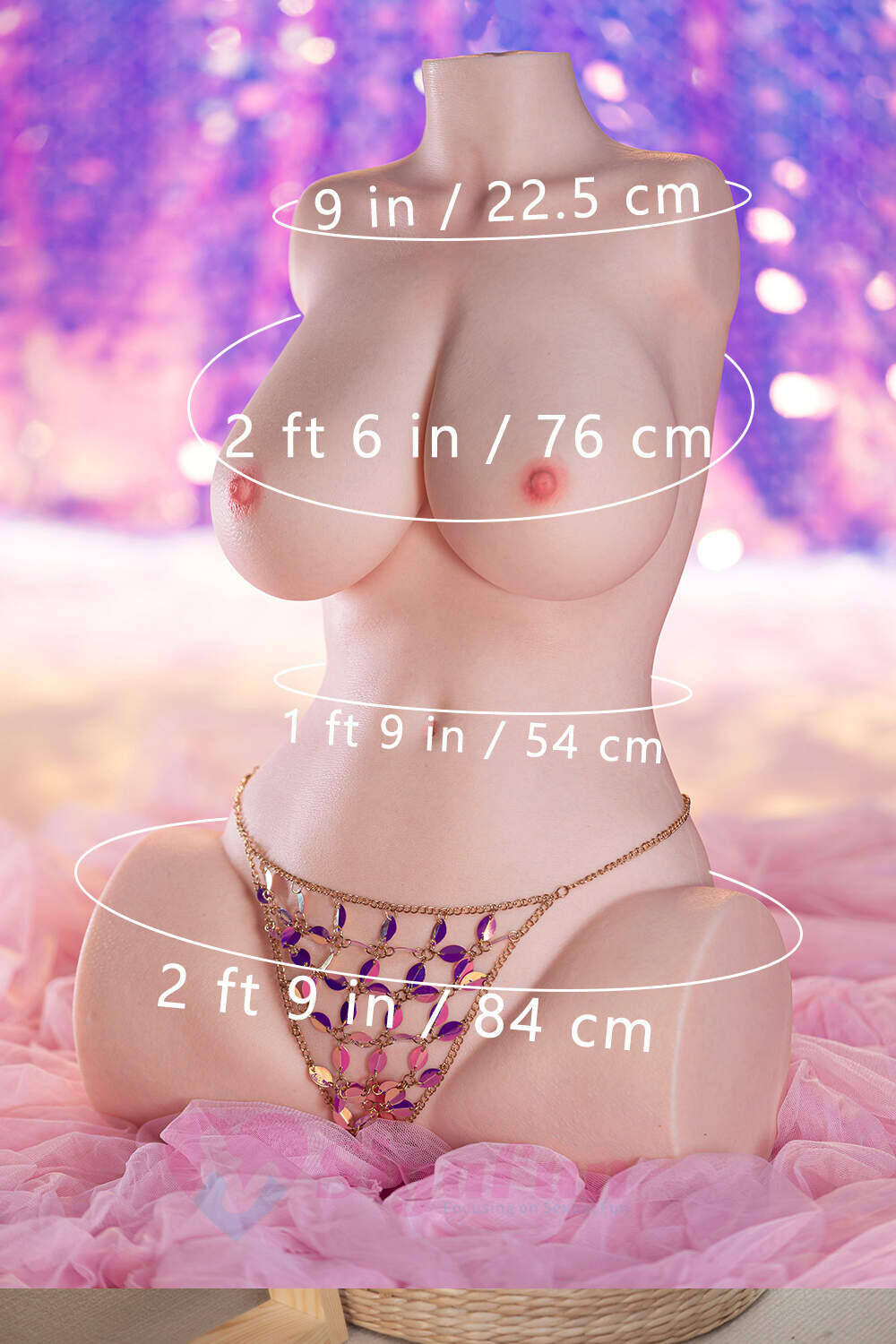 Aariyah - 63cm(2ft1) Sigafun Doll G-Cup Skin For Silicone Sex Dolls image2