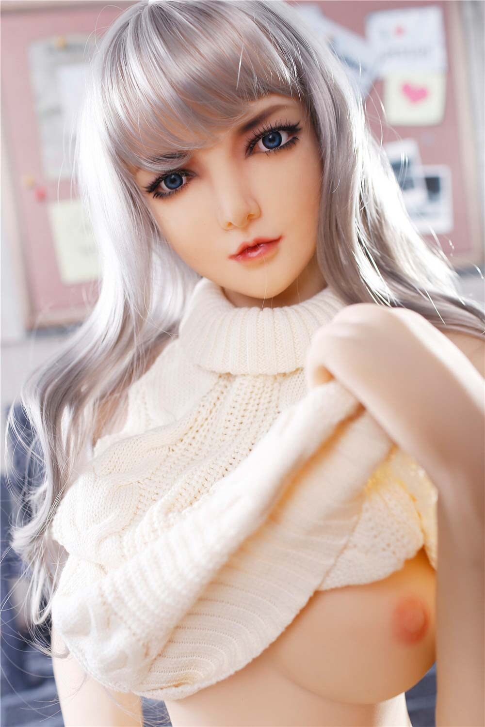 Cherese - Pretty Large Breast Full TPE Doll Head Qita Doll image6