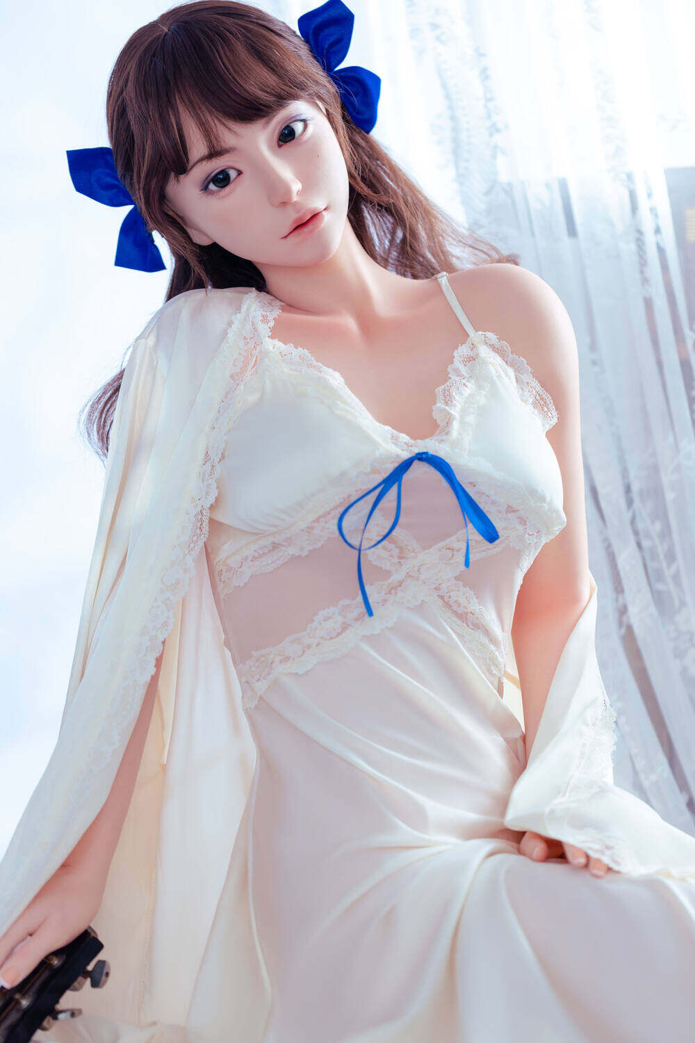 Mattison - 158cm(5ft2) FU Doll C-Cup White Skin With Silicone Head & TPE Body Sex Dolls image8