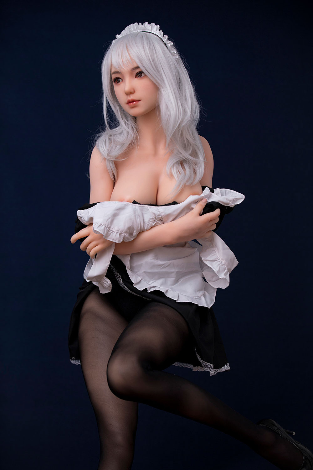 Kate - 162cm(5ft4) Big Chest Full Silicone Head Sino Doll image1