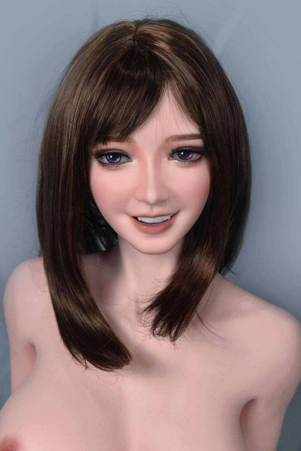 150cm(4ft11) Optional Silicone Head Face Makeup Jelly Chest Daliyah Elsababe Doll image4