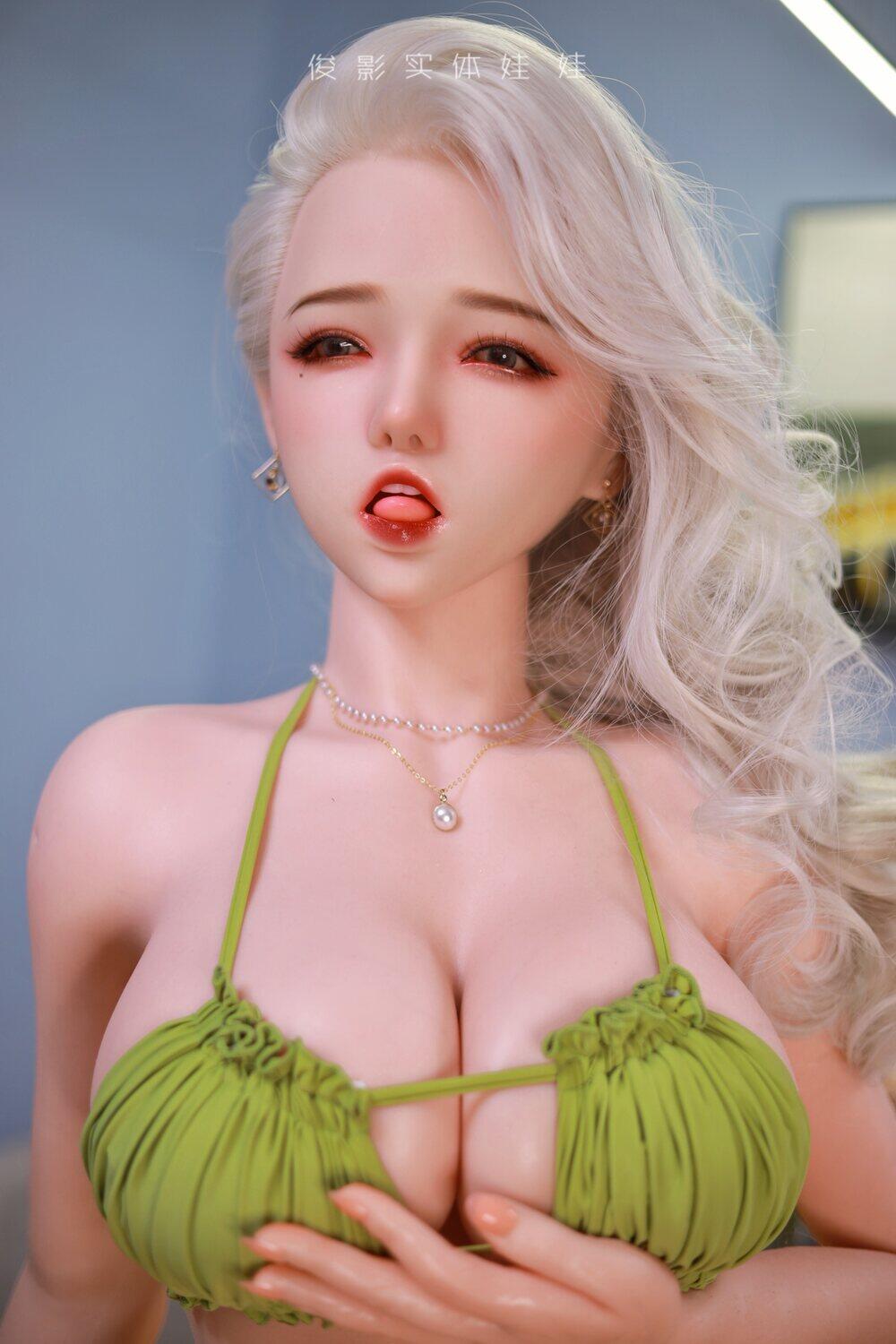 Avni 157cm(5ft2) F-Cup Silicone Head All Silicone Sexy Silicone Sex Doll image6