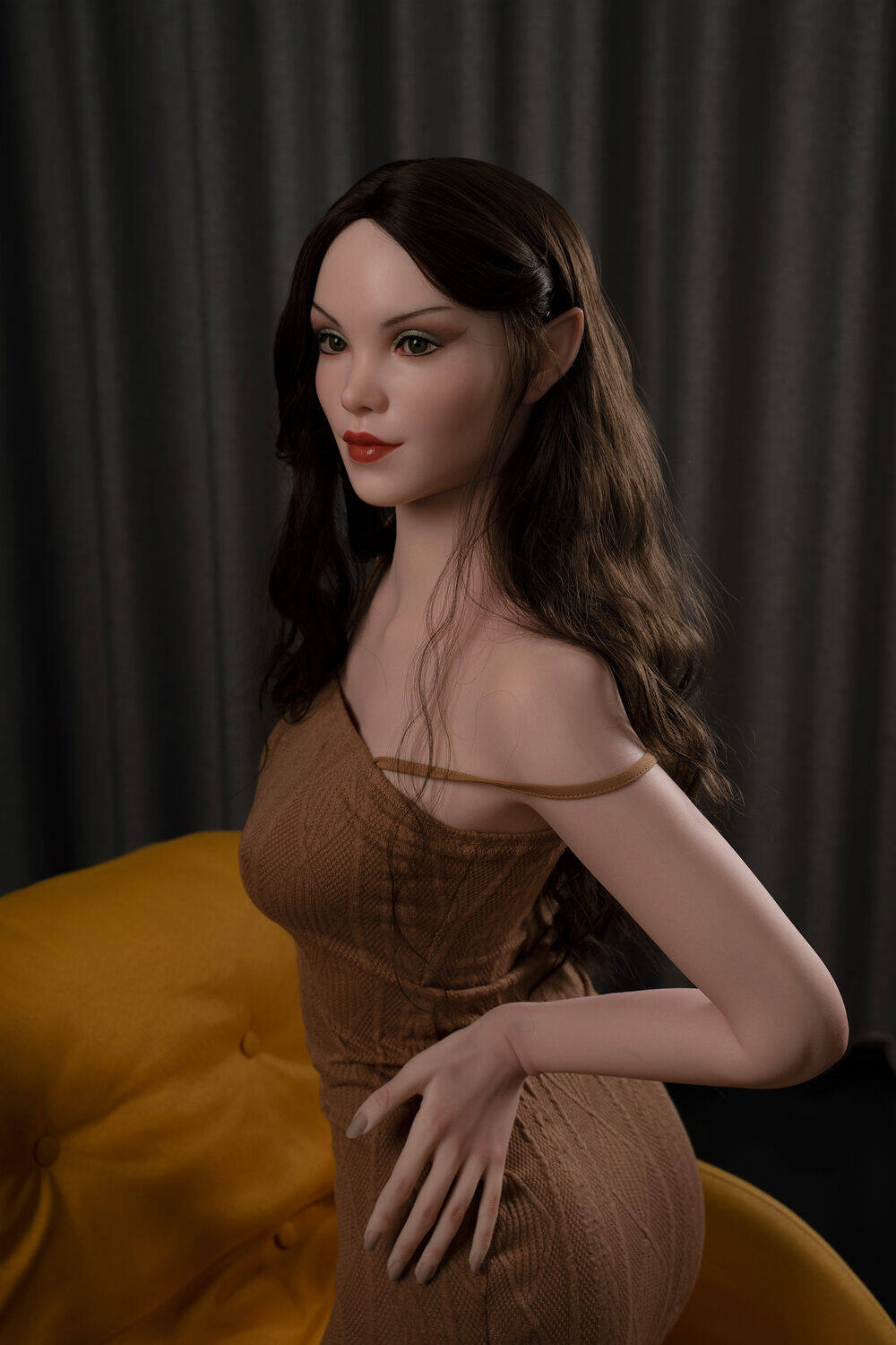 Pretty Silicone Head 170cm(5ft7) Hrothberta Of The Sexy White Skin Zelex Doll image11
