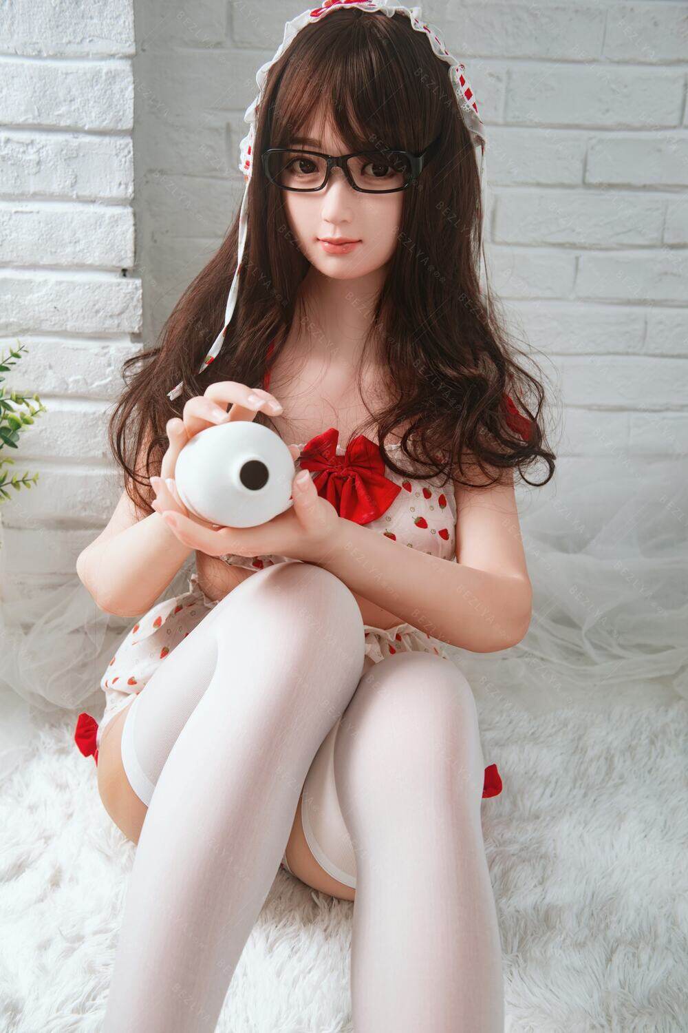 Emory - 155M Bezlya Dolls F-Cup White With Silicone Head & TPE Body Sex Doll image7
