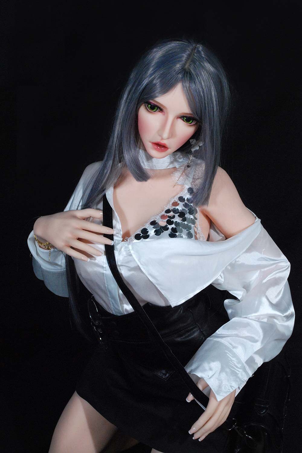 Aisley 150cm(4ft11) Optional Elsababe COSPLAY SEX DOLLS Style Gentle Considerate Silicone Sex Doll image5