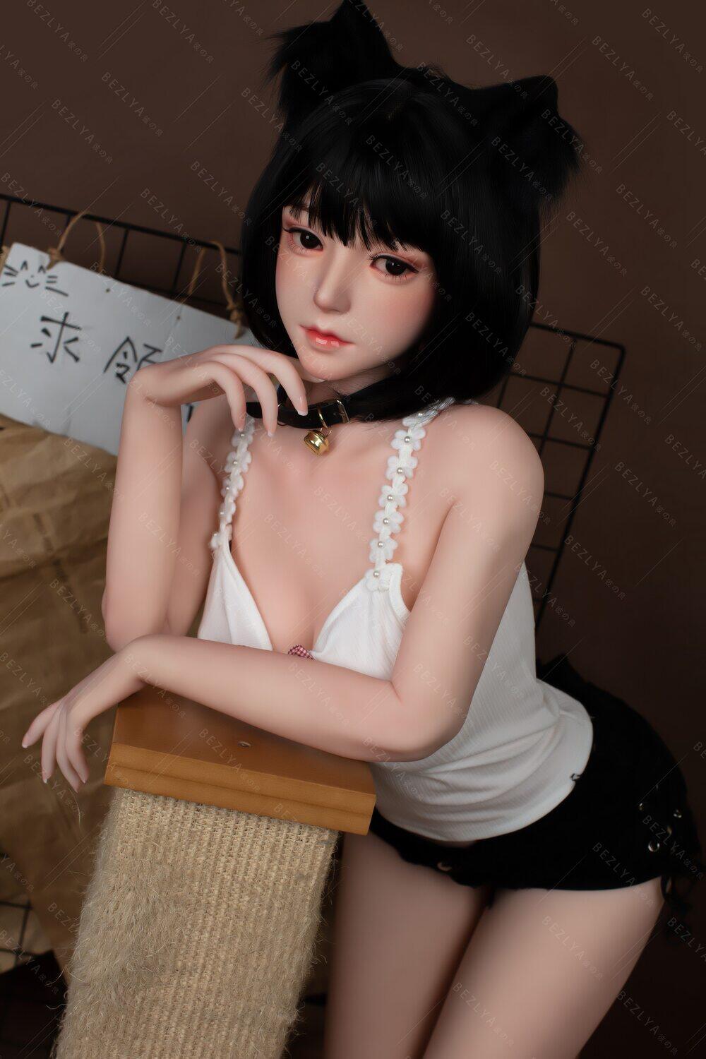 Elly 149cm(4ft11) D-Cup Enchanting Silicone Head & TPE Body Bezlya Sex Doll image1