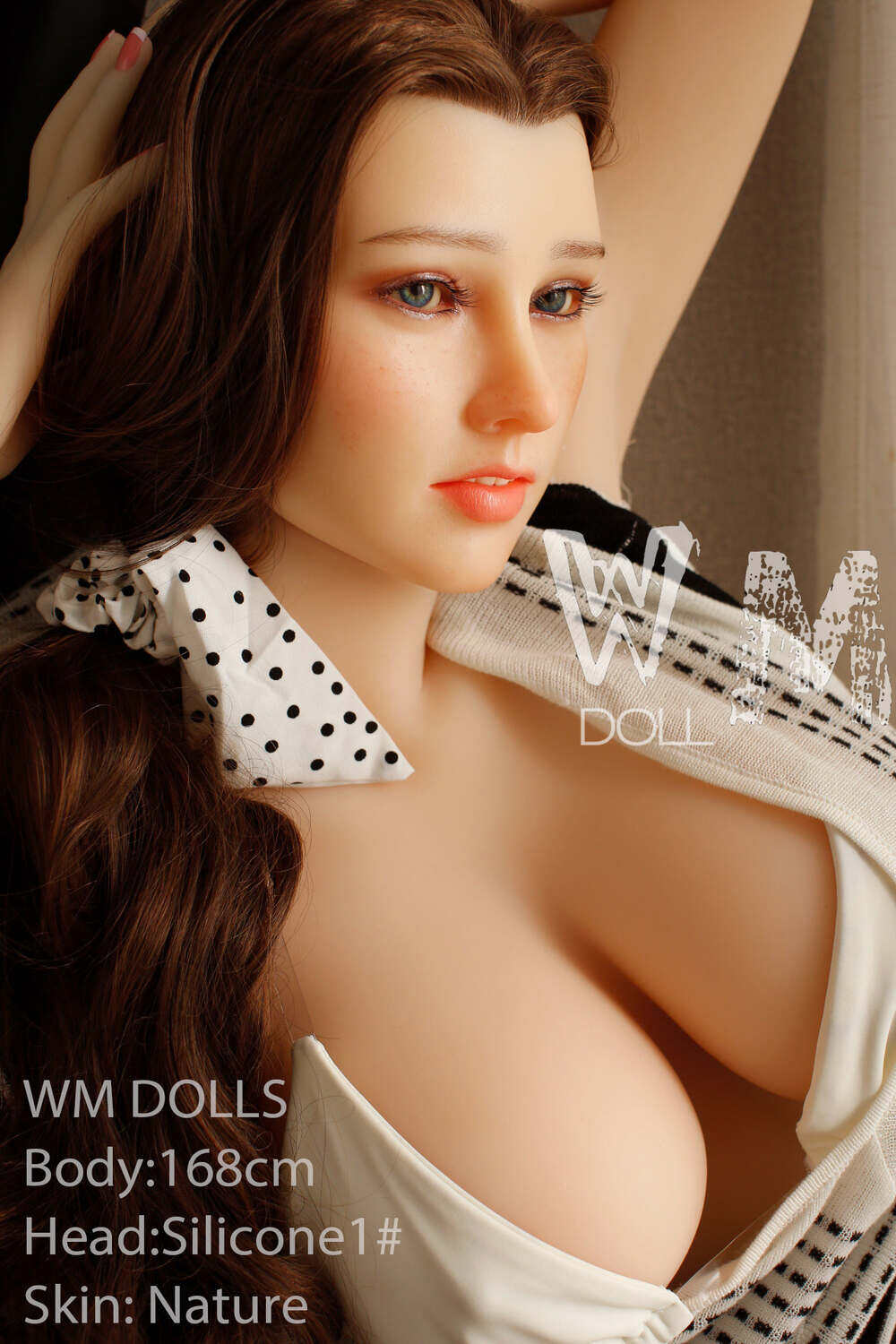 Elynn 168cm(5ft6) E-Cup WM Head Nature Skin Silicone Head & TPE Body Sex Doll image14