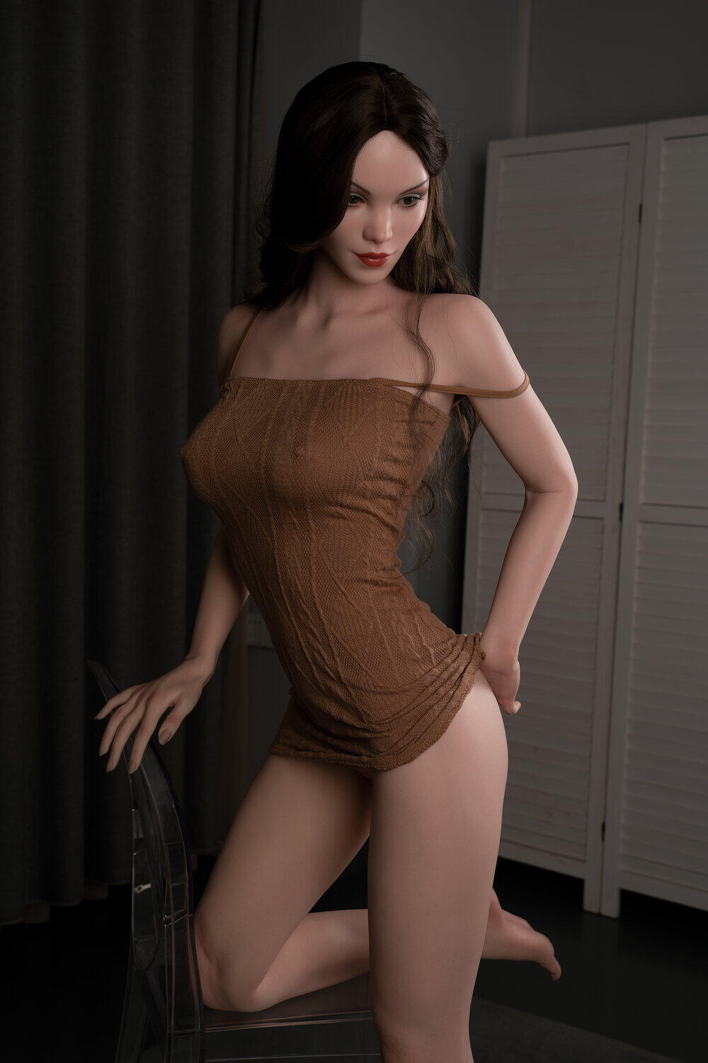 Pretty Silicone Head 170cm(5ft7) Hrothberta Of The Sexy White Skin Zelex Doll image15