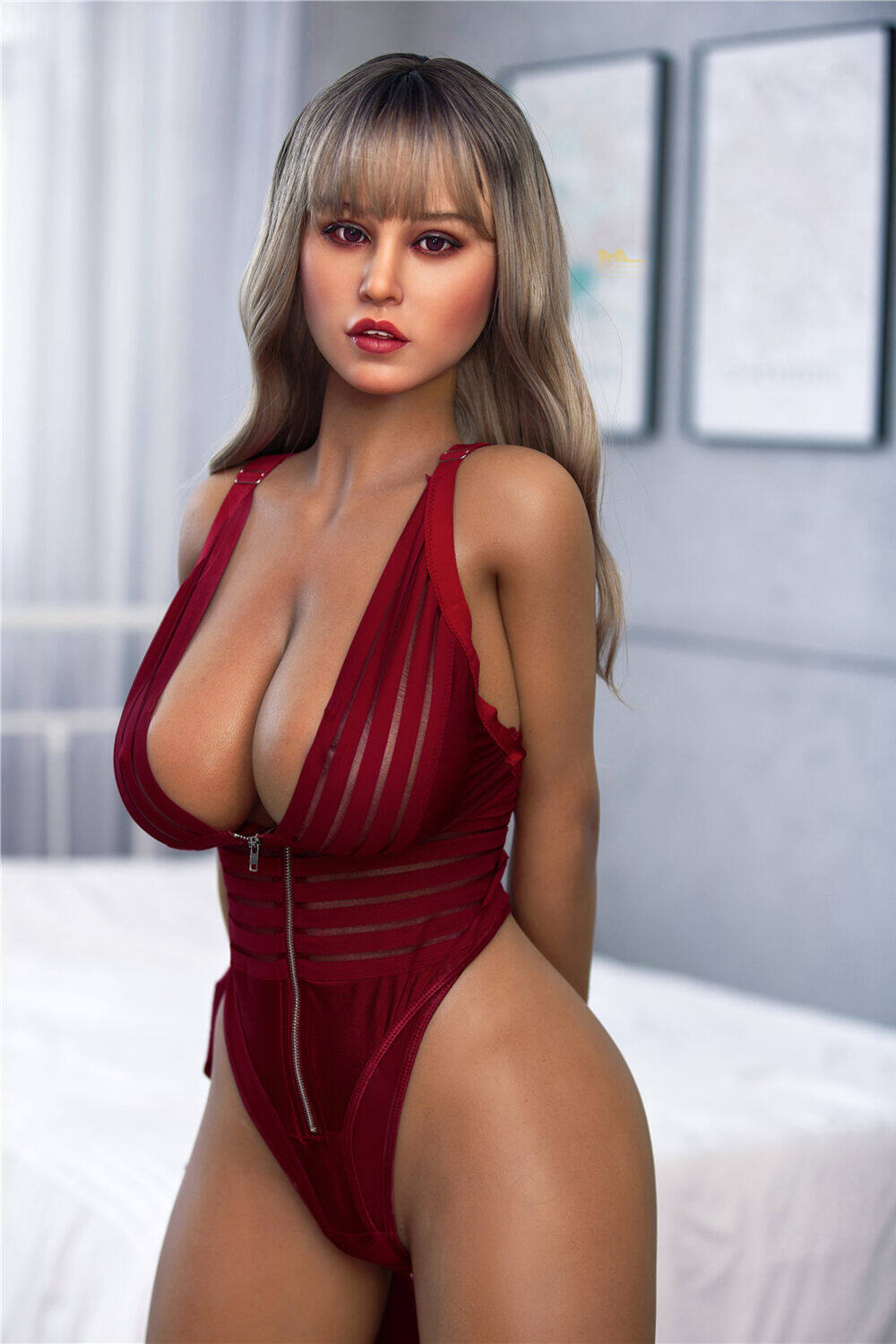 Aubree - 165cm(5ft5) Large Breast Full Silicone Head Irontech Doll image25