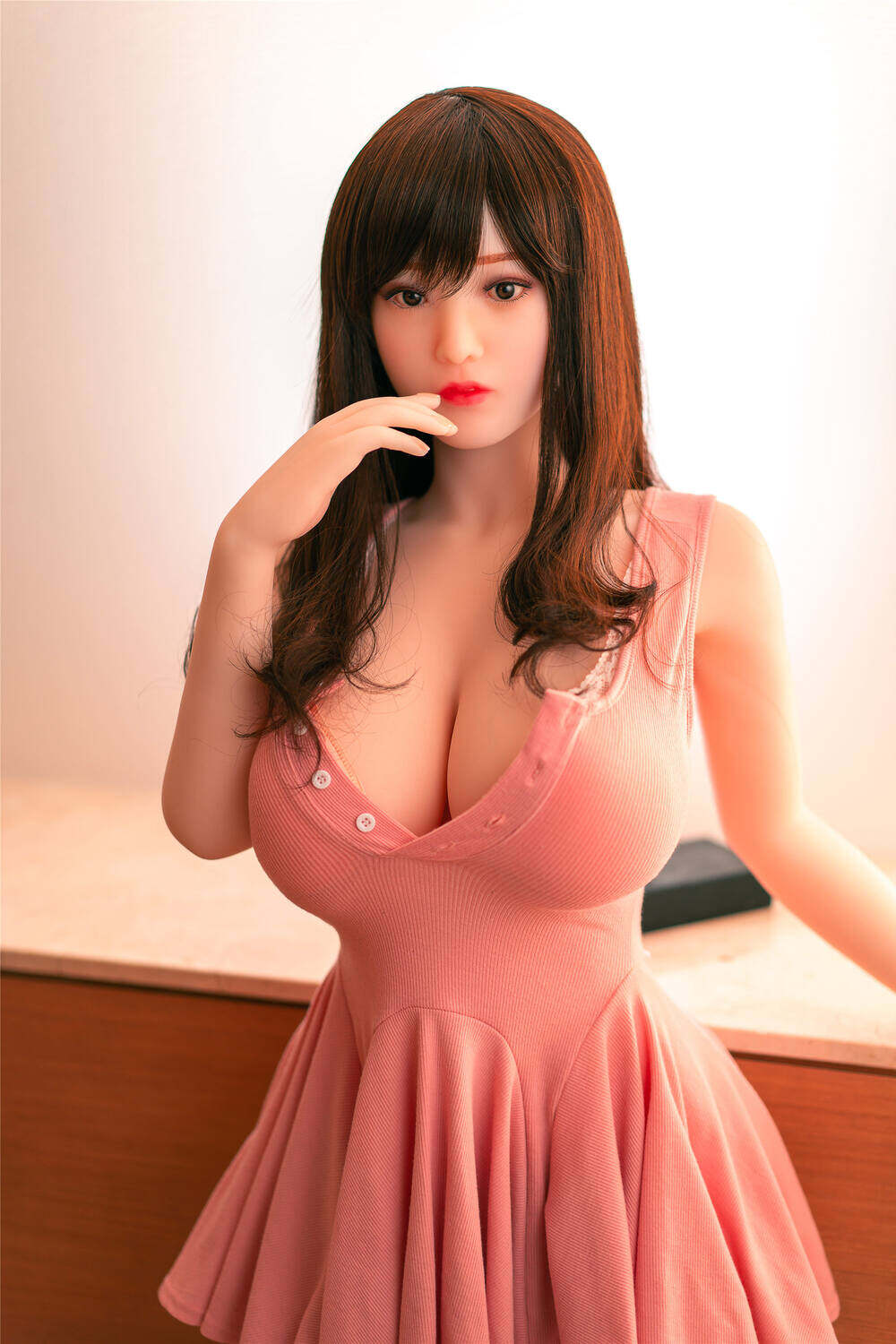 Alessia - 160cm(5ft3) Huge Breast Full Silicone Fairy Head Siliko Doll image8