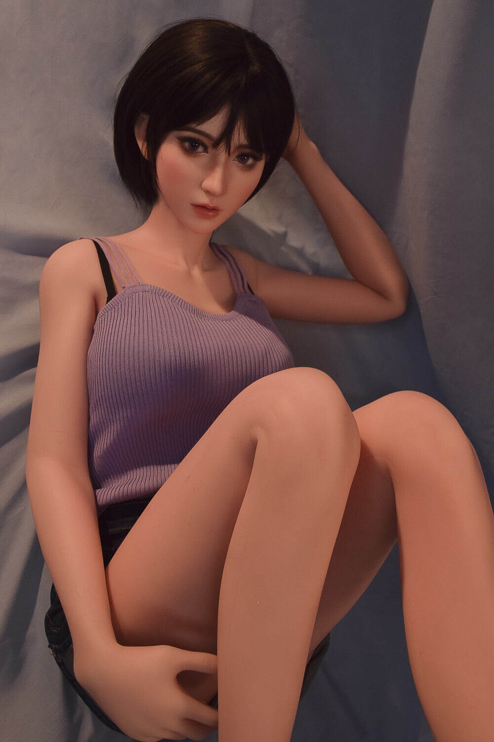 Jimmi 165cm(5ft5) Optional Silicone Head All Silicone Sexy Silicone Sex Doll image12