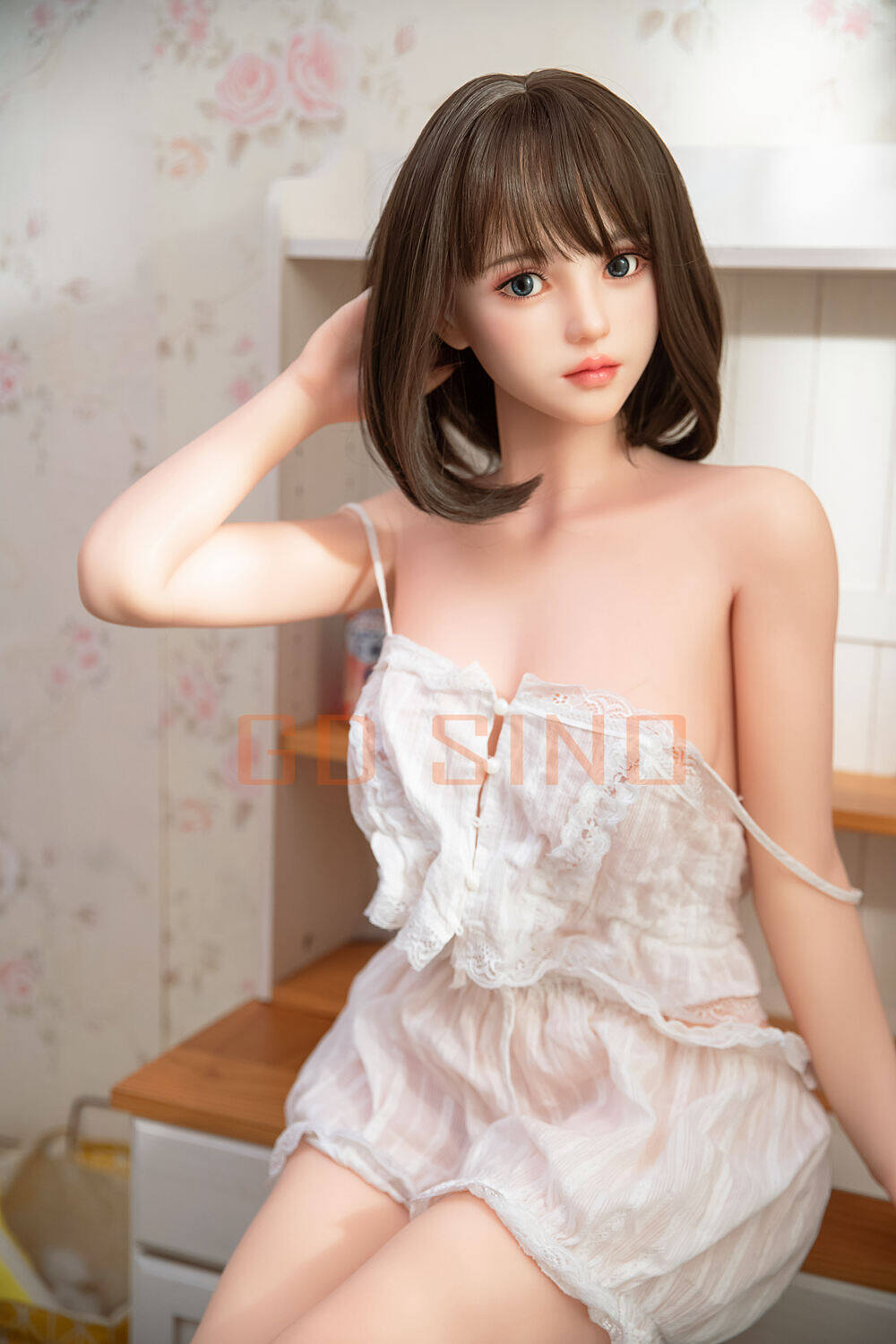 Kapricia - 156cm(5ft1) Medium Breast Full Silicone Head White Skin Sino Doll image3