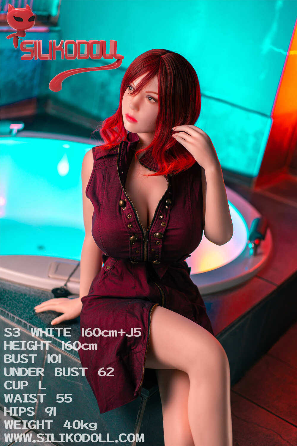 Katherine - 160cm(5ft3) Huge Breast Thin Waist Love Siliko Dolls image15