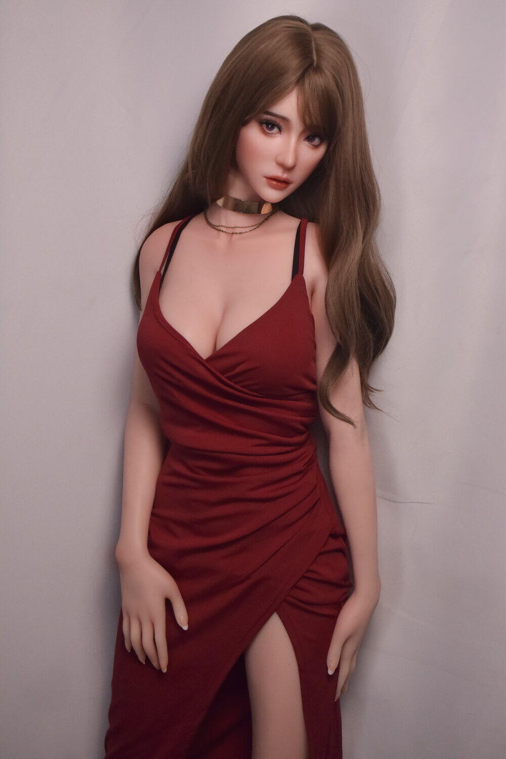 Crimson 165cm(5ft5) Optional Silicone Head All Silicone Sexy Silicone Sex Doll image3