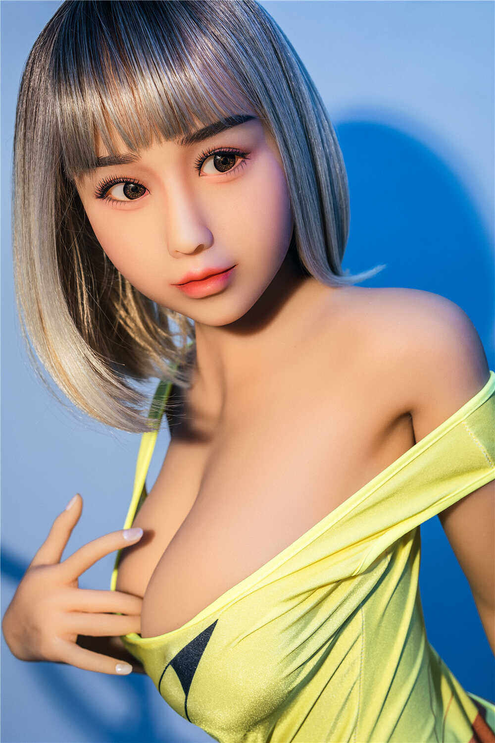 Jazzlyn - Pretty Large Breast Full TPE Doll Head Irontech Doll image9