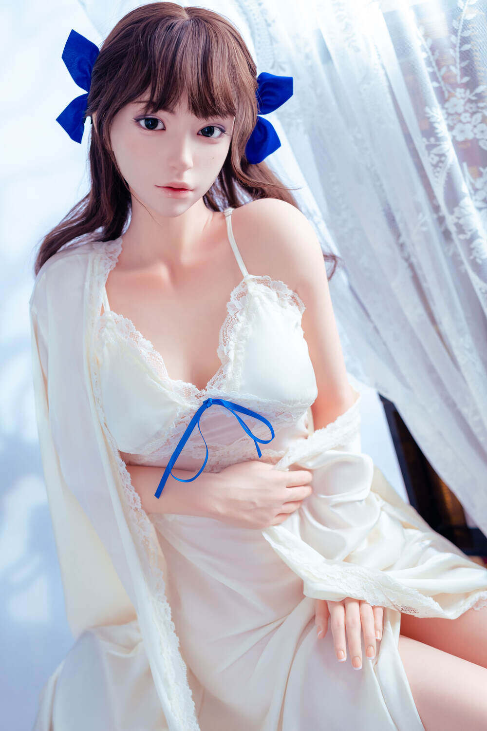 Mattison - 158cm(5ft2) FU Doll C-Cup White Skin With Silicone Head & TPE Body Sex Dolls image1