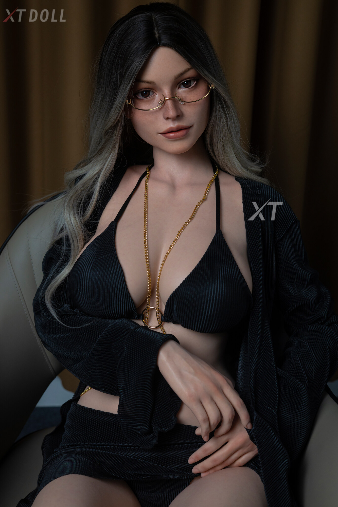 Margaret - 165cm E-Cup Big Chest full Silicone Head XT Doll image11