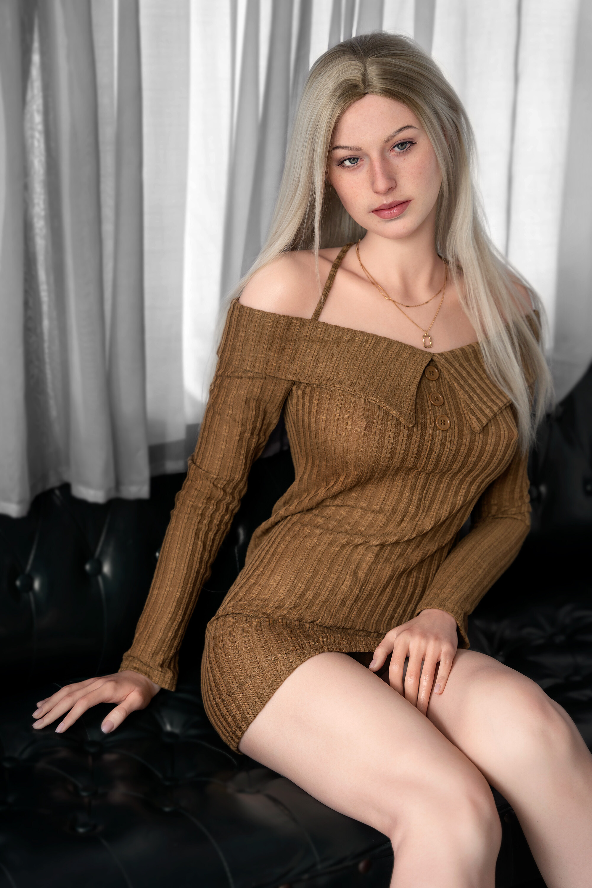 Mallorie - 175cm E-Cup Blonde Silicone Zelex Sex Real Doll image12