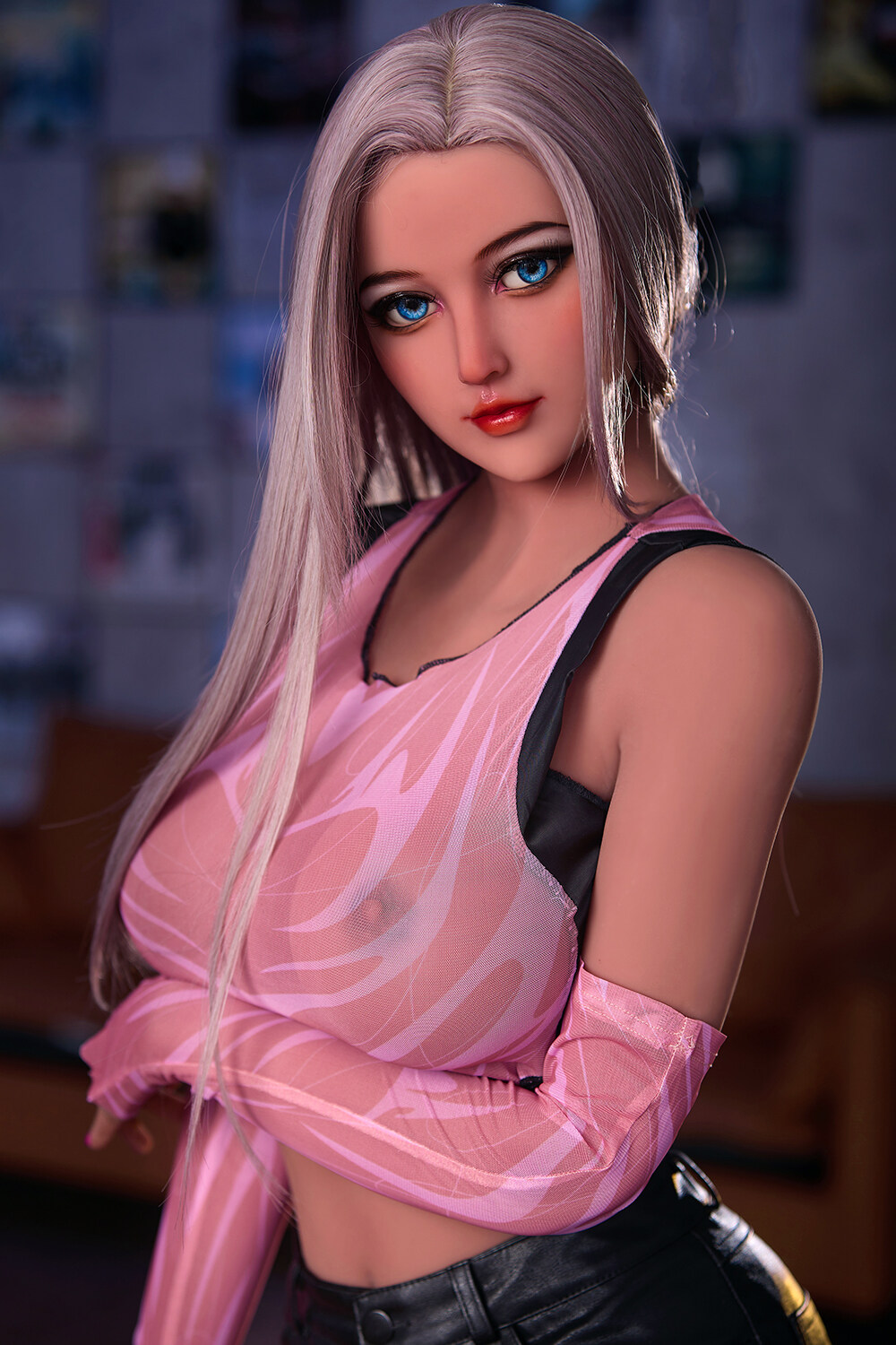Madelia - 165cm E-Cup Blue Eyes Full TPE 6YE Doll image6
