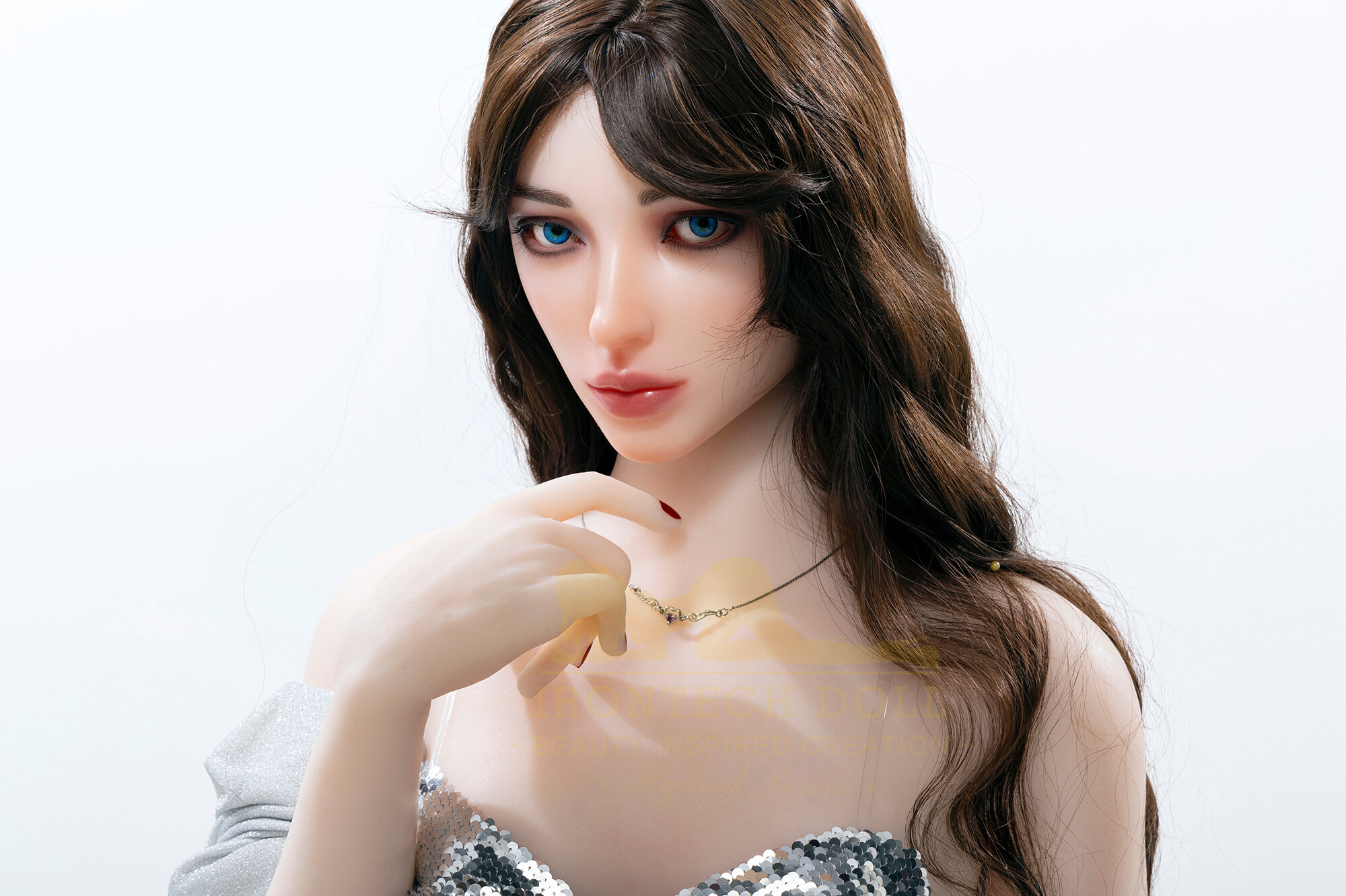 Makiyah 162cm(5ft4) A-Cup Silicone Head & TPE Body Irontech Real Sex Doll image5